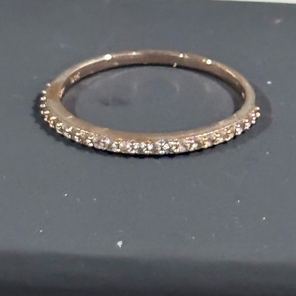 Modern Bride Genuine Pink Morganite 18K Rose Gold Over Silver Bridal set size 7 - Picture 8 of 11